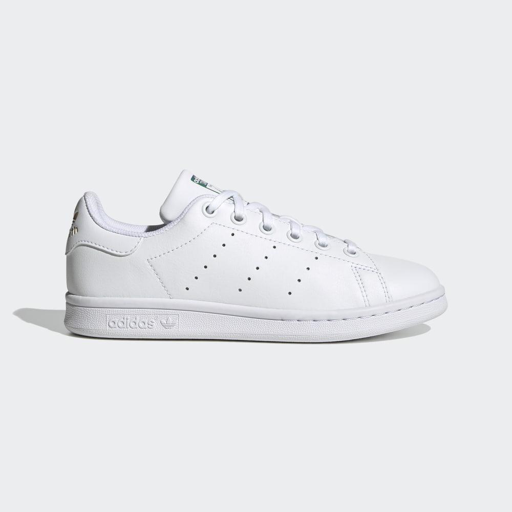 Adidas Boys' Stan Smith Originals Shoes White/Black Ireland EH0739